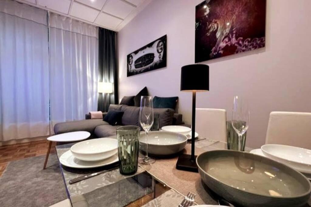 Soul-Apartment Terrasse Privat-Parkplatz Boxspringbett 55Zoll Tv Wlan Leipzig Bagian luar foto